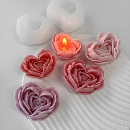 2Pack Heart Candle Mold (2 Count)
