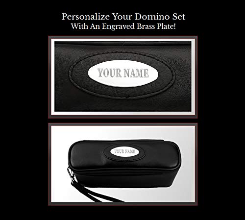 Alex Cramer The Perfect Traveler Classic Domino Set with Leather