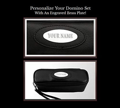 Alex Cramer The Perfect Traveler Classic Domino Set with Leather