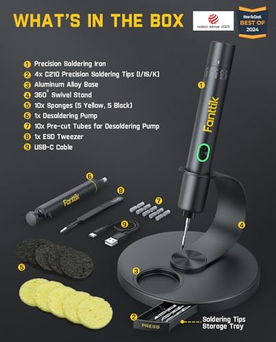 T1 Max Soldering Iron Kit (4 Count)