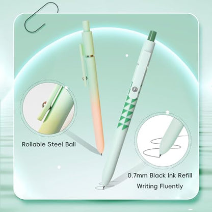 Gel Pens 10 Pcs Medium Point Smooth Writing Pens Cute Pens for Women