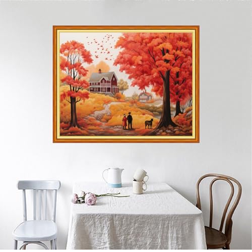 Beginners Cross Stitch Kits Stamped Full Range of Embroidery Kits for Adults DIY Cross Stitches kit Embroidery Patterns for Needlepoint kit
