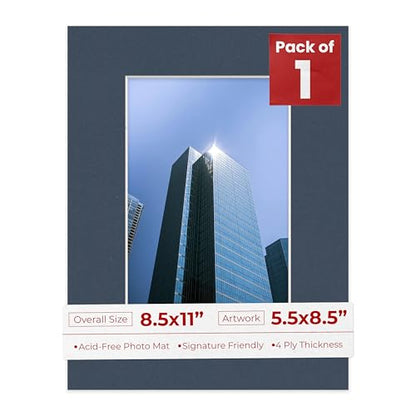 5.5x8.5 Mat for 8.5x11 Frame