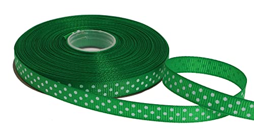 Polka Dot Grosgrain Ribbon 25 Yard Each Roll 100% Polyester