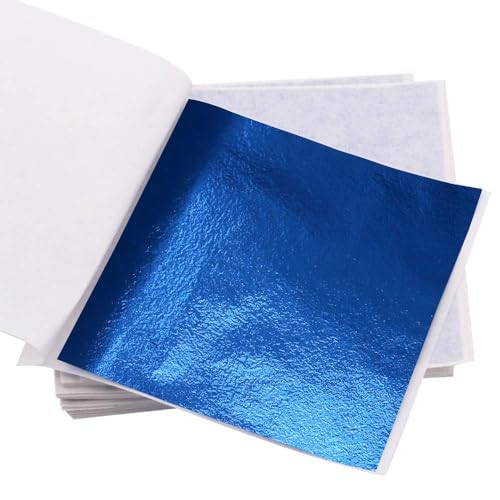 Gold Leaf Sheets 600 Pieces Multipurpose 6 Colors Gilding Paper