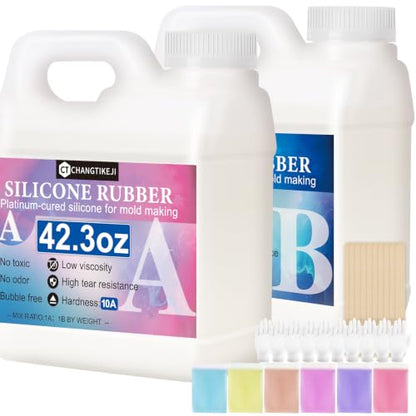 Silicone Mold Making Kit 84oz 10A Elastic Liquid Silica Gel