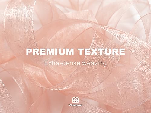 Pink Organza Ribbon 1" x 30 Yd Sheer Ribbon for Gift Wrapping (90 Foot)