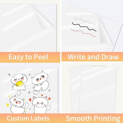 Clear Sticker Paper for Inkjet Printer