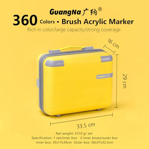 360 acrylic paint markers for stones (360 Count)