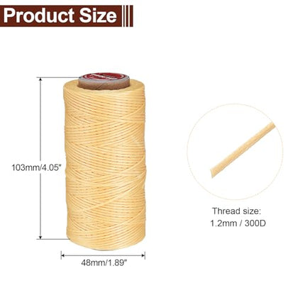 Flat Leather Sewing Waxed Thread