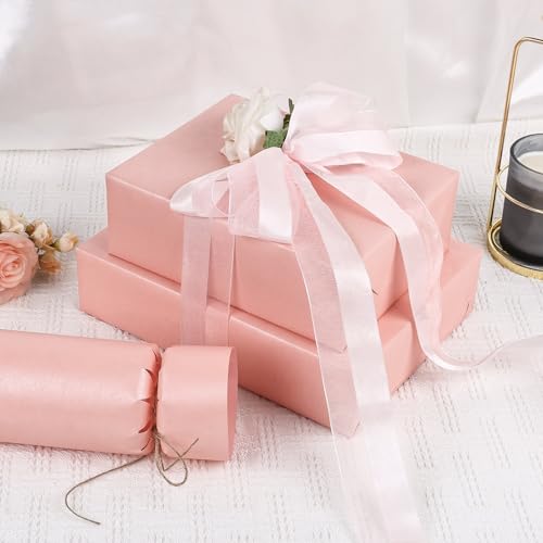 Pink Matte Wrapping Paper (139.4 Sq Ft)