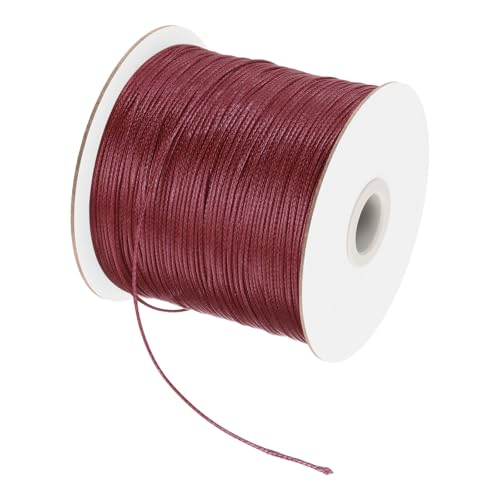 Waxed Cord 0.5mm Waxed Polyester Cord 175 Yard Wax String for Bracelet Making