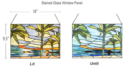 PA0006 Stained Glass Window Panel