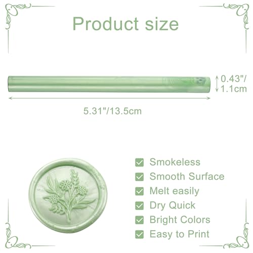 15Pcs Glue Gun Sealing Wax Sticks for Wax Seal Stamp (15 Count)