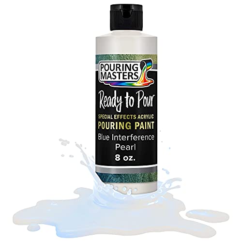 Pouring Masters Blue Interference Pearl Special Effects Acrylic Pouring Paint (8 Fl Oz)