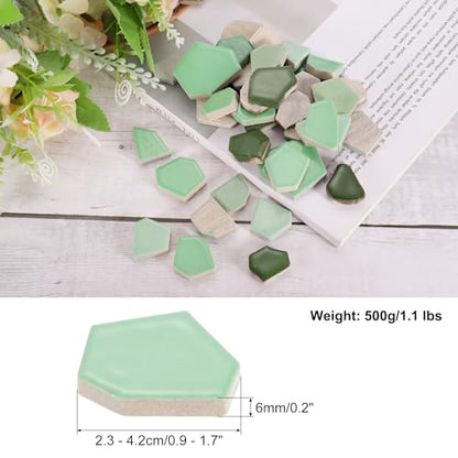 500g 1.1LB Irregular Ceramics Mosaic Tiles