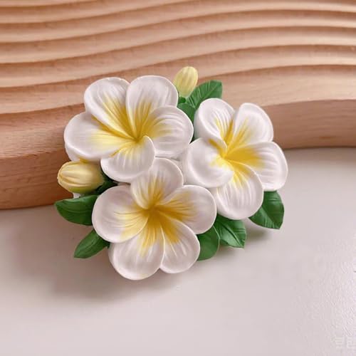 2Pcs Frangipani Flower Candle Wax molds Silicone Shapes for Wax Candles Making Valentine Flower Silicone Large Candle Wax Making molds for Candles moldes de silicona Flores para velas (2 Count)