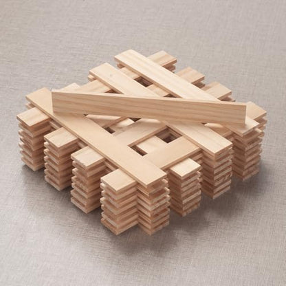 Wood Strips Trim Slats for Wall (60 Count)