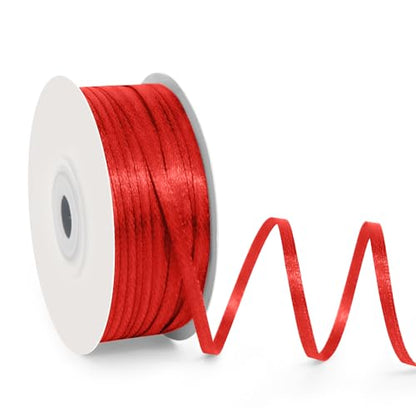 1 8" x 100 Yards Red Satin Ribbon Crafts Gift Wrapping (300 Foot)