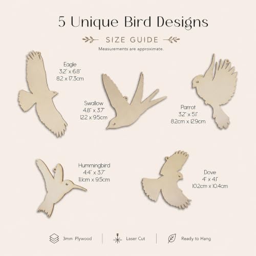 Summer Ray Wooden Laser Cutout DIY Craft Party Decoration Art Embellishment Room Decoration (20 Count)