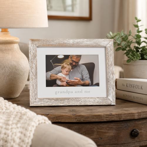 Grandpa and Me Rustic Photo Frame