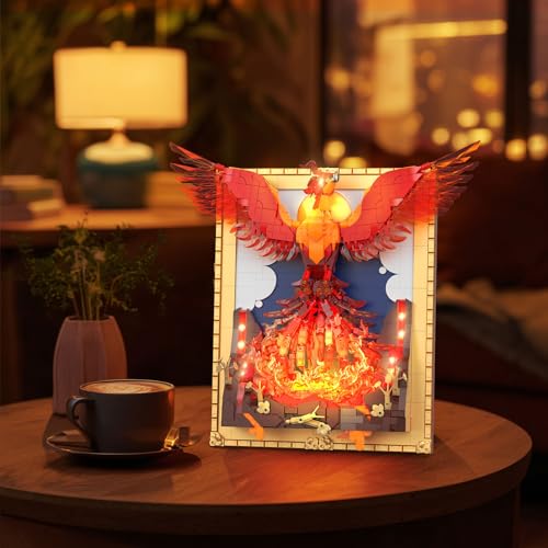 Phoenix Building Set with LED Lights for Adults