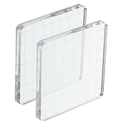 3" x 3" Acrylic Stamp Block (2 Count)