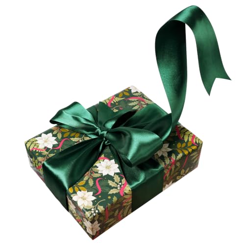 Dark Green Ribbon 4 Inch x 10 Yards Double Faced