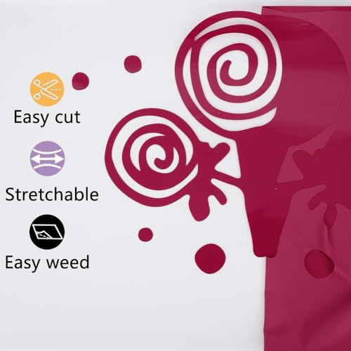 Heat Transfer Vinyl Rose Red HTV Rolls