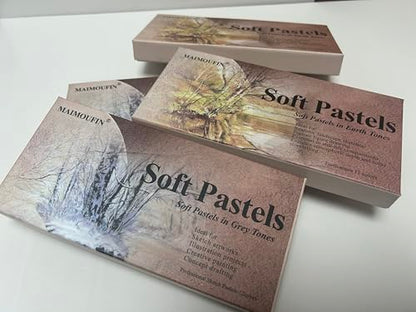 12 Pack Gray Tone Soft Chalk Pastel Sticks Artist Chalk