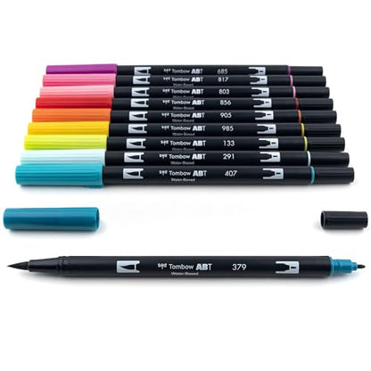 56189 Dual Brush Pen Art Markers (10 Count)