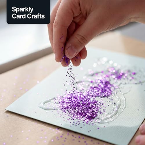 Craft Glitter Purple 100g Extra Chunky Glitter (3.5 Ounce)