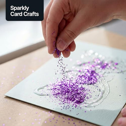 Craft Glitter Purple 100g Extra Chunky Glitter (3.5 Ounce)