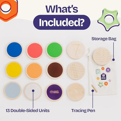Wooden Stepping Stones for Kids (13 Count)