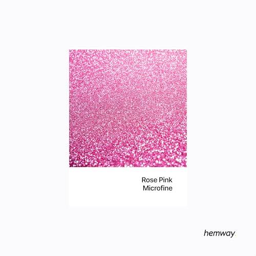 Resin Glitter Rose Pink 100g Microfine Polyurethane & Epoxy Glitter (3.5274 Ounce)