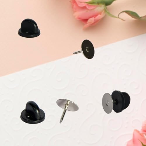 40 Pairs Rubber Pin Backs (40 Count)