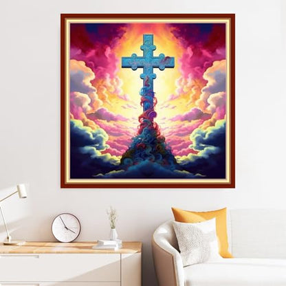 Cross Stitch Stamped Full Embroidery Kits DIY 11CT Cotton Thread Printed DIY Needlepoint Kits Craft Needlework Set Cross