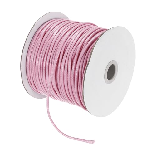 Waxed Cord 2.5mm Waxed Polyester Cord 87 Yard Wax String for Bracelet Making