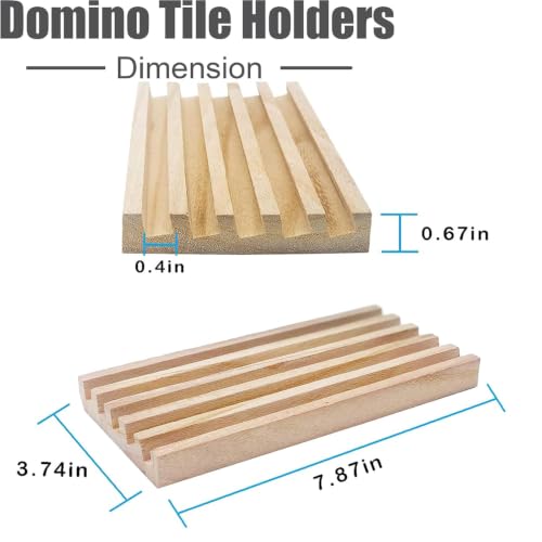 Wooden Domino Trays