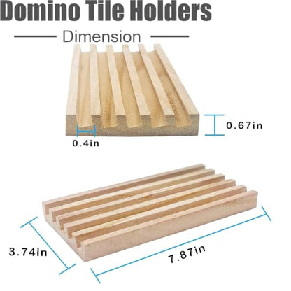 Wooden Domino Trays