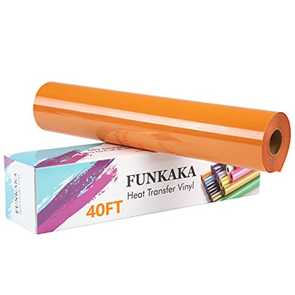 Orange Heat Transfer Vinyl Rolls