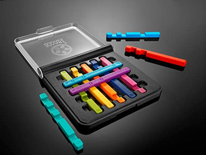IQ Stixx Stacking Travel Game with 120 Challenges for Ages 7