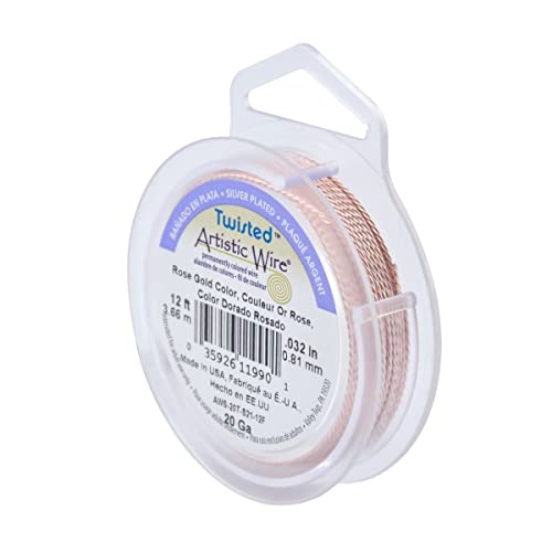 20 Gauge .81 mm Silver Plated Tarnish Resistant Colored Copper Craft Wire