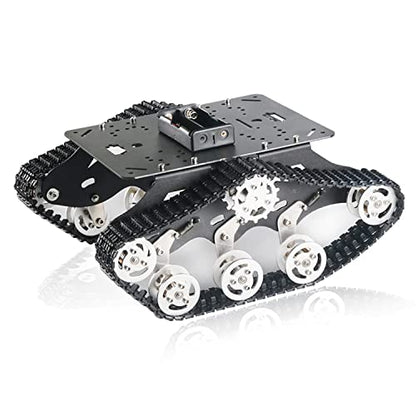 Professional TS300 Shock Absorption Robot Tank Chassis with Suspension Supporting Holder for Arduino Raspberry Pie