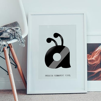 Black Permanent Vinyl Roll 13inchx10ft