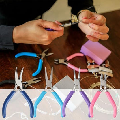 4 Pack Jewelry Pliers Set