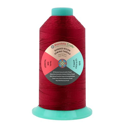 Size 207 630D T210 Maroon Bonded Nylon Thread