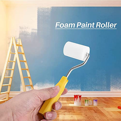 Mini Foam Paint Roller Painting Decorating Touch Up Trim Kit 2 inch Small Paint Roller Tray Set with High