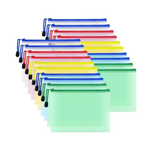 20pcs Mesh Zipper Pouch Bags (20 Count)