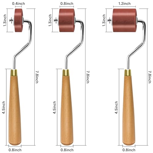 3pcs Rubber Rollers Brayer Brayer Rollers for Crafting